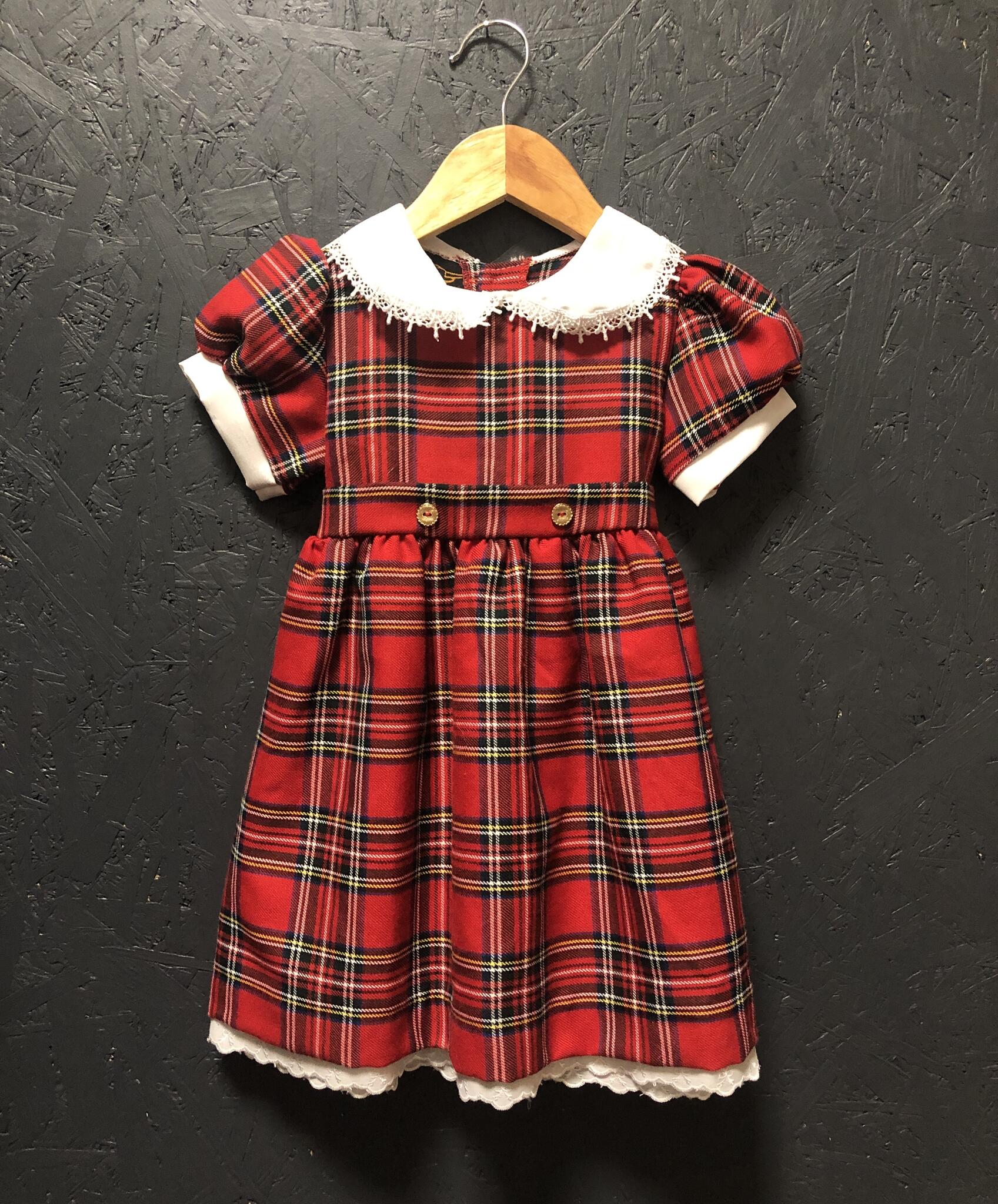 Tartan christmas dress